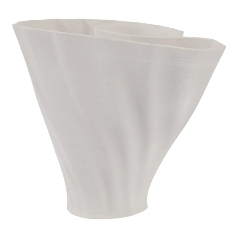 WRENMORE WHITE VASE 9 (IN)