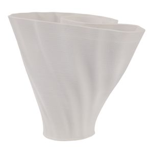 WRENMORE WHITE VASE 9 (IN) 6