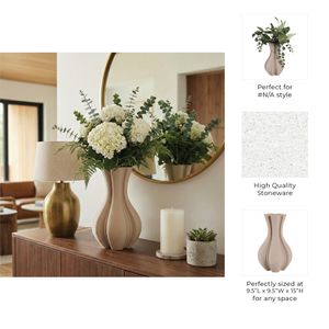 DREWROSE IVORY VASE 15 (IN) 10