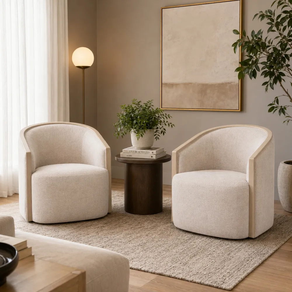 PAXTONRUN IVORY CHAIR 30 (IN)
