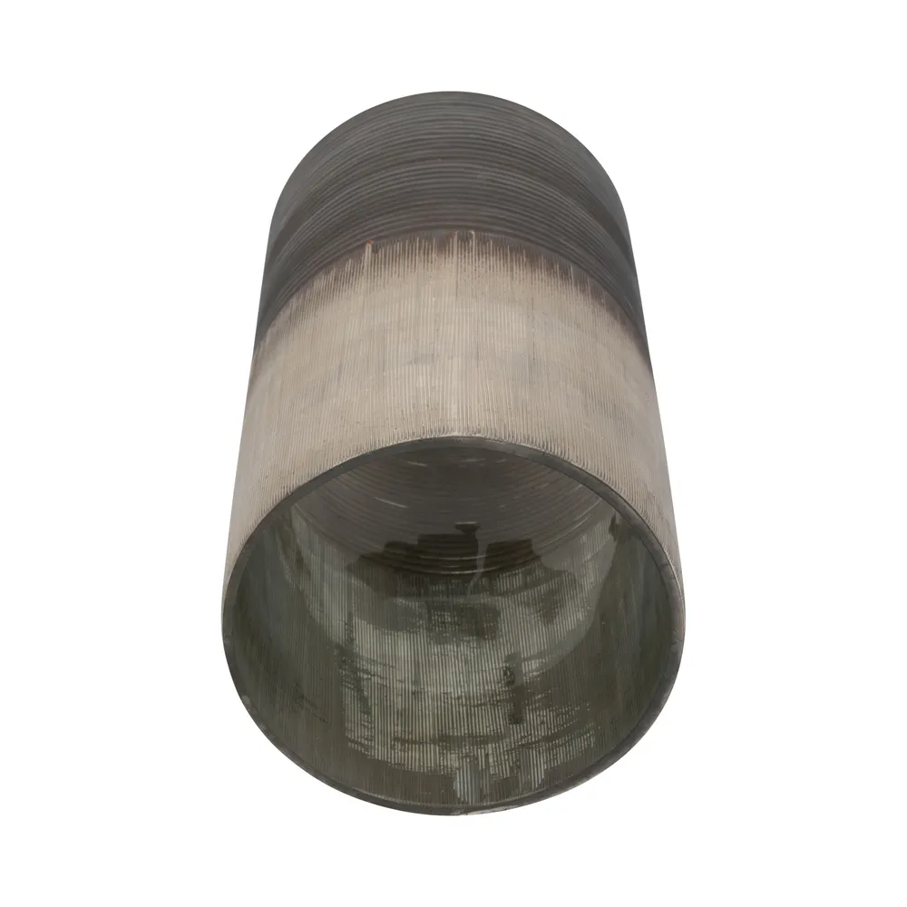 ARLOROSE SILVER GLASS VASE 13 (IN)