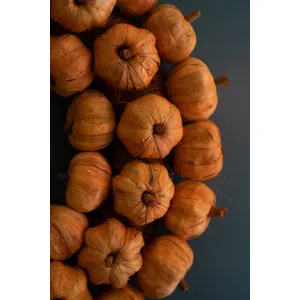 Faux Pumpkin Wreath 2