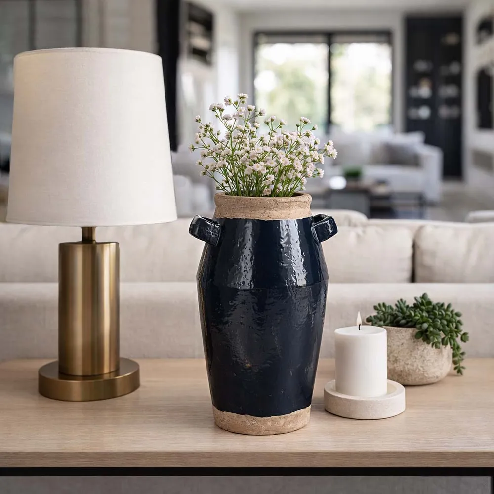 CLYDELAND BLUE VASE 14 (IN)