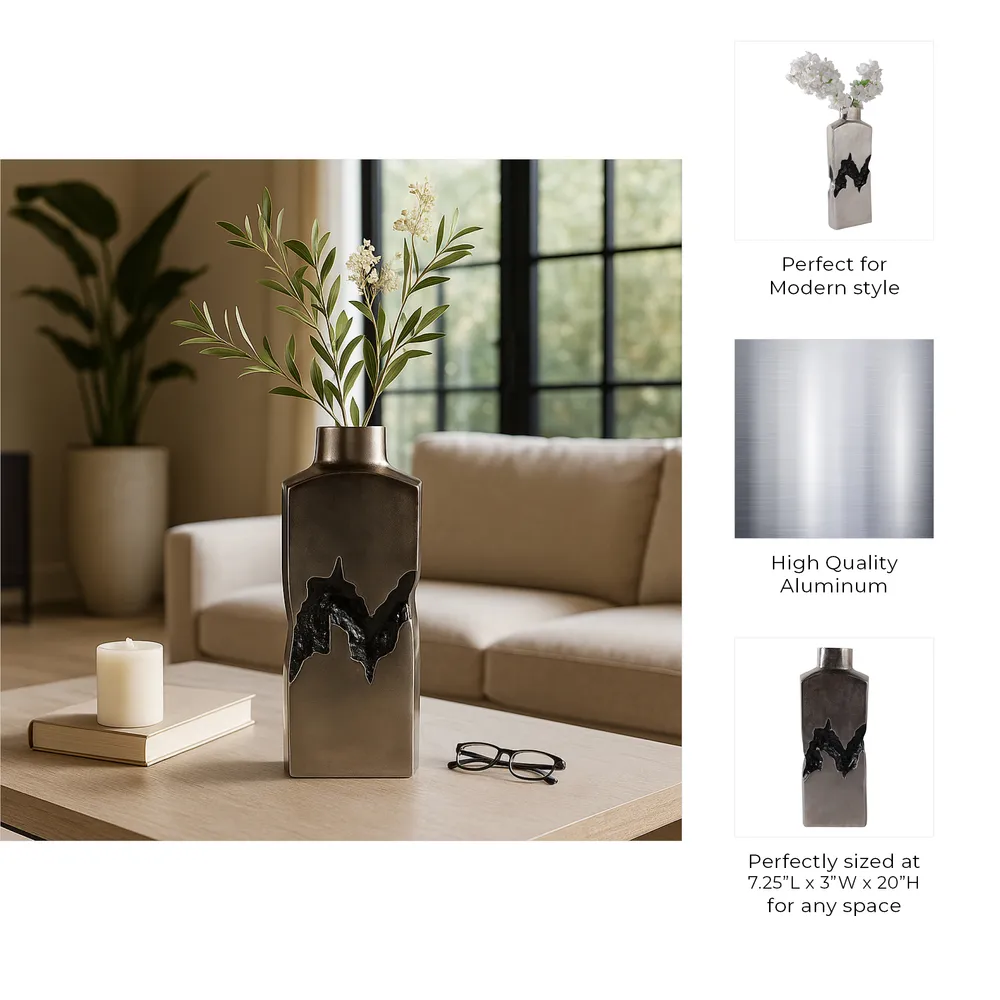 HALDENMILL SILVER VASE 20 (IN)