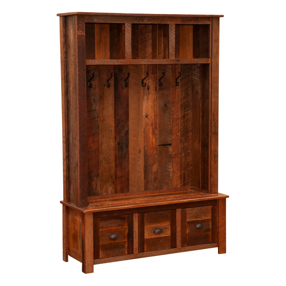 Barnwood Entry Locker Unit