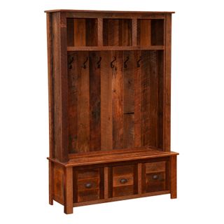Barnwood Entry Locker Unit