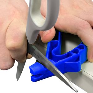 All In 1 Knife, Scissors, Garden Tool Sharpener - BLUE 4