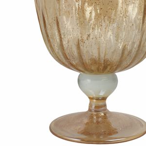 HARDENSHAW BROWN GLASS VASE 18 (IN) 6