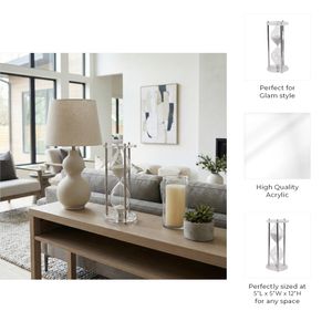ROYHOLM SILVER HOURGLASS 12 (IN) 9