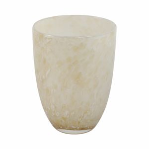GORTONMOOR IVORY GLASS VASE 9 (IN) 1