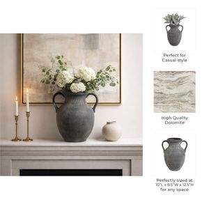 ALTONMILL BLACK VASE 13 (IN) 11