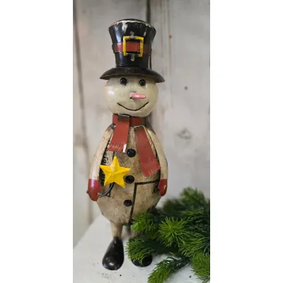 Chilly Snowman 4.75x4x13.5in