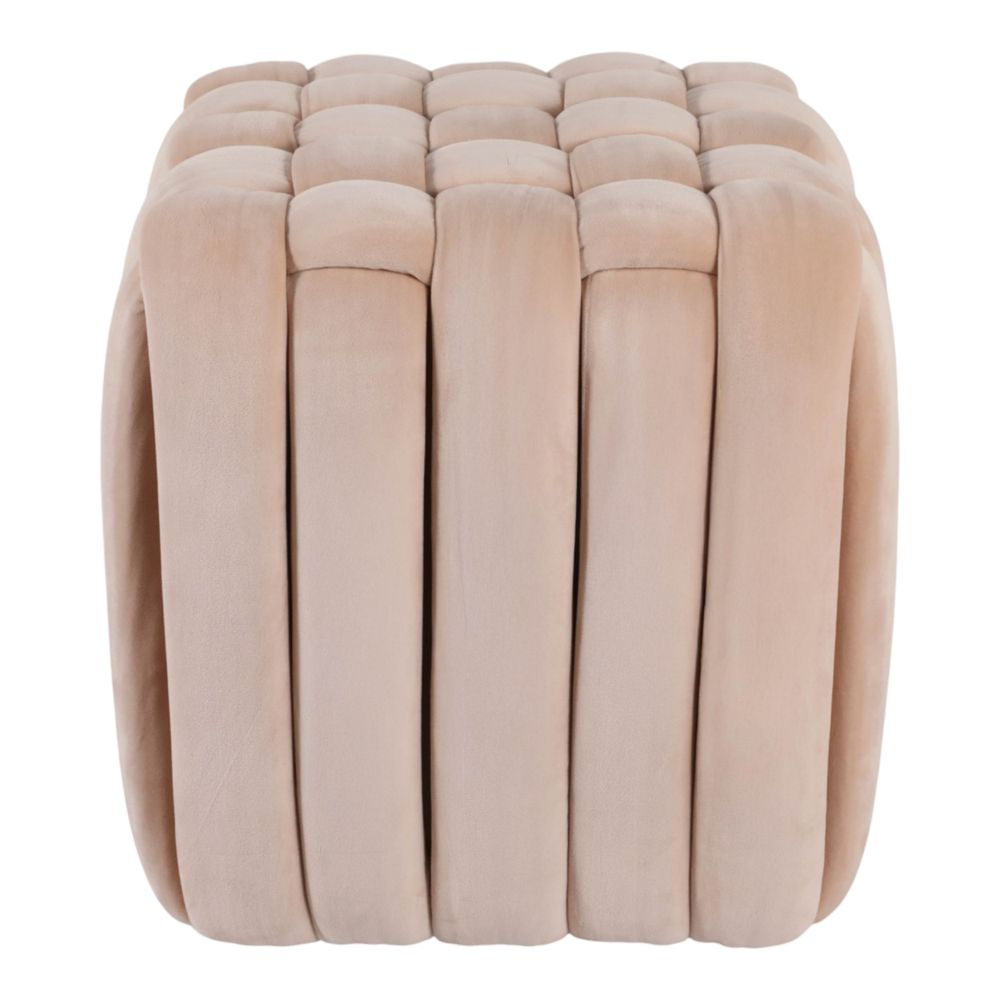 TRENTONSIDE TAN OTTOMAN 18 (IN)