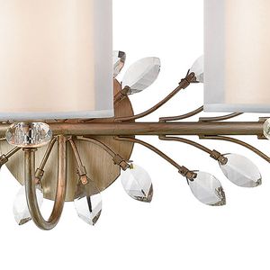 Asbury 34'' Wide 3-Light Vanity Light - Aged Silver 4