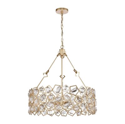 Levana 24'' Wide 5-Light Chandelier - Gold