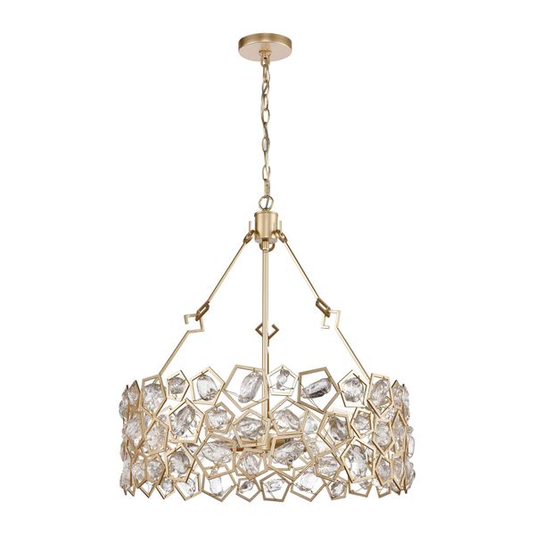 Levana 24'' Wide 5-Light Chandelier - Gold