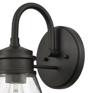 Dovas 13.5'' High 1-Light Outdoor Sconce - Textured Black 4