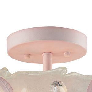 Circeo 17'' Wide 2-Light Semi Flush Mount - Light Pink 3