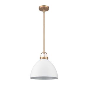 Somerville 12'' Wide 1-Light Pendant - Matte White 2
