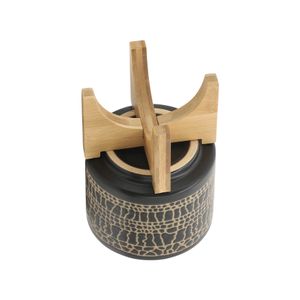 LANDONVIEW SET OF 2 BLACK PLANTER 11 (IN) 7