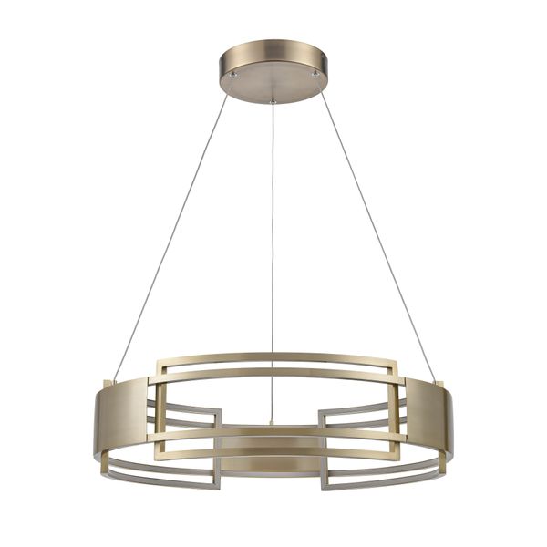 Fashionista 24'' Wide Integrated LED Chandelier - Bronze
