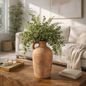 BENTONROSE GOLD VASE 13 (IN) 11