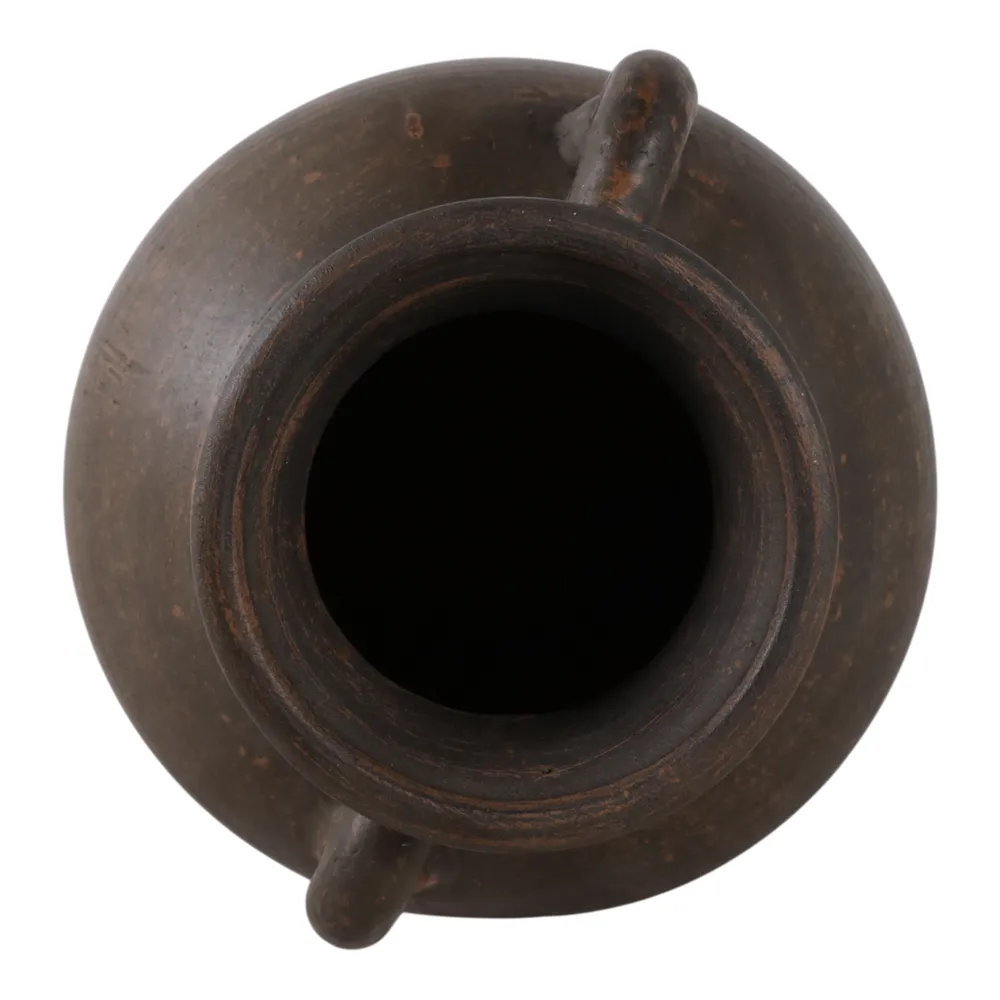 CARLINROSE BROWN VASE 10 (IN)