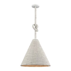 Air Loom 16.5'' Wide 1-Light Pendant - White 1