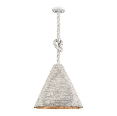 Air Loom 16.5″ Wide 1-Light Pendant - White