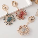 GLITTER KEYCHAIN - CRAB 1