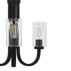 Melina 17'' Wide 3-Light Chandelier - Matte Black 2