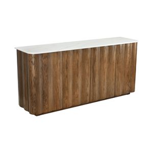 Woodside Credenza - Medium Oak 1
