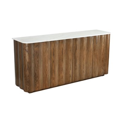 Woodside Credenza - Medium Oak