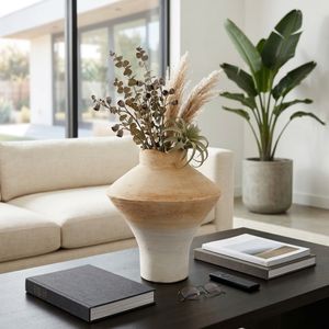 ELDERSHAW WHITE VASE 18 (IN) 12