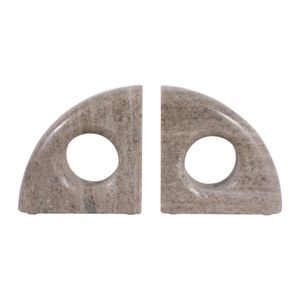 COLTONLAND SET OF 2 TAN BOOKENDS 6 (IN) 1