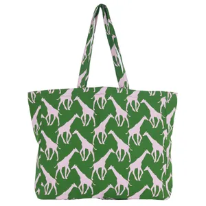 Giraffe Pink & Green