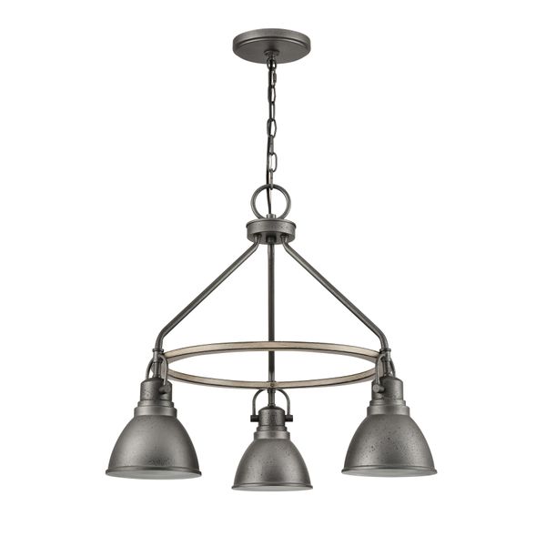 North Shore 24'' Wide 3-Light Outdoor Pendant - Iron