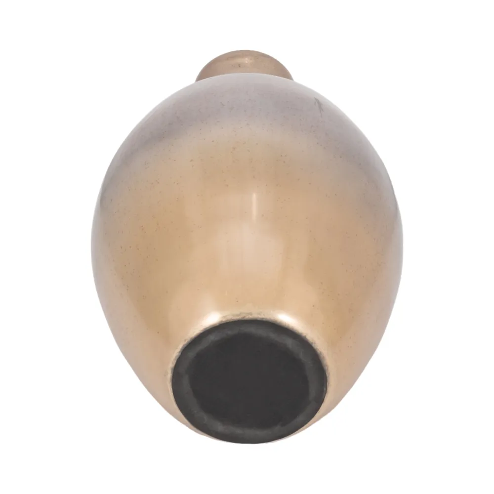 ELMONTDALE GOLD GLASS VASE 15 (IN)