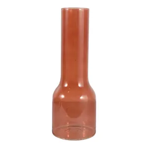 HOLLISBEACH BROWN GLASS VASE 16 (IN) 5