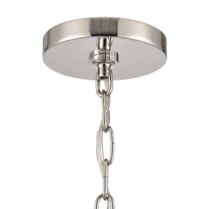 Abaca 32'' Wide 6-Light Chandelier - Polished Nickel 6
