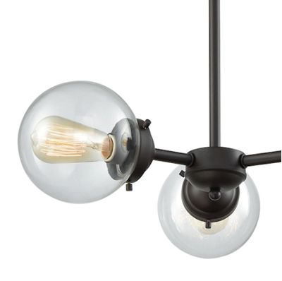 Beckett 22'' Wide 3-Light Chandelier - Oil Rubbed Bronze