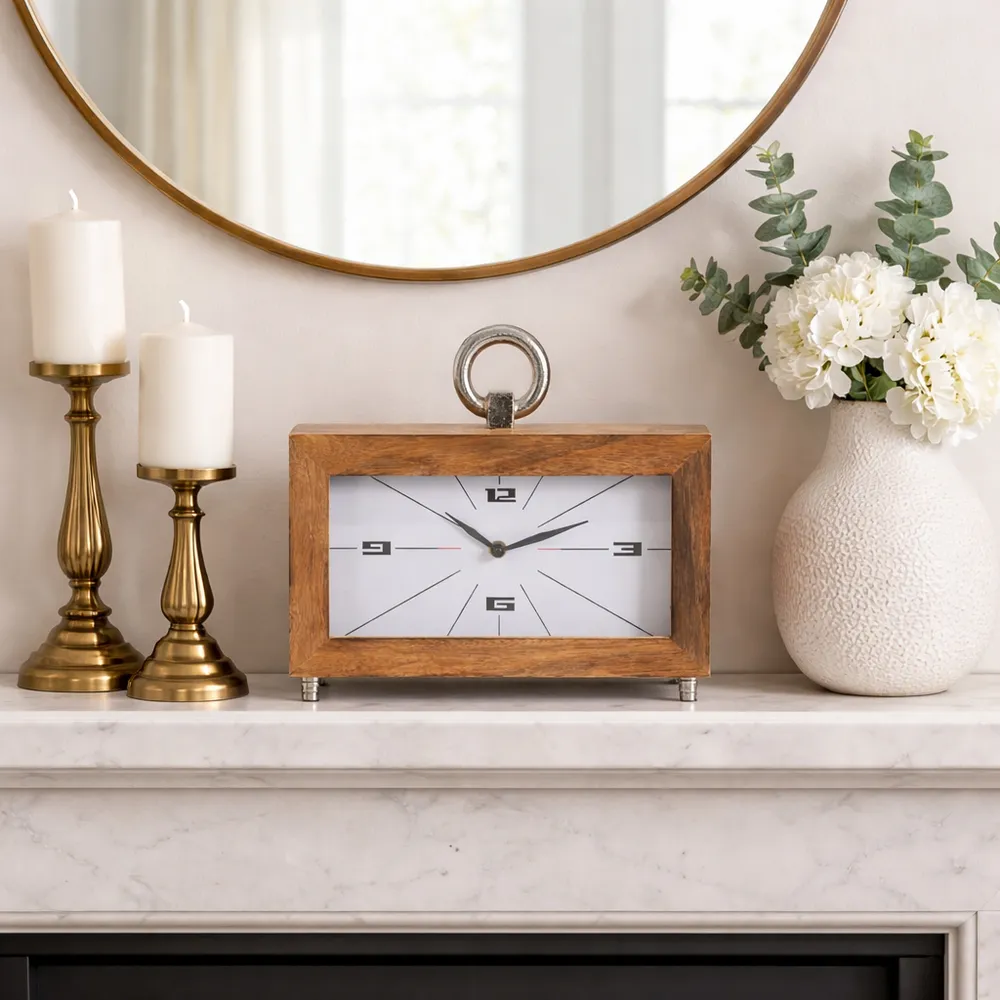 BRENDANBROOK BROWN CLOCK 10 (IN)