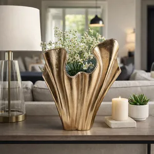 DRAYTONOAK GOLD VASE 20 (IN) 12