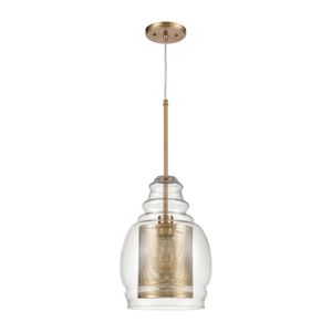 Herndon 11'' Wide 1-Light Pendant - Antique Gold 2