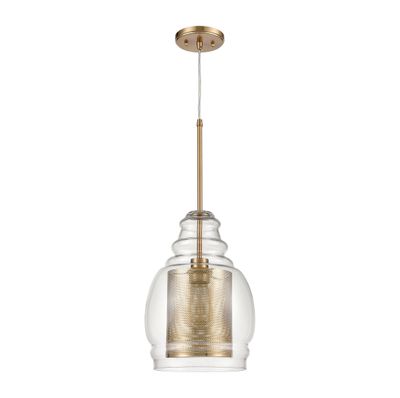 Herndon 11″ Wide 1-Light Pendant - Antique Gold
