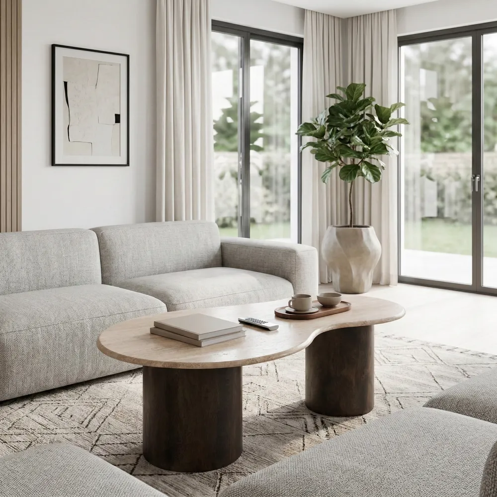 FLINTWICK BROWN COFFEE TABLE 16 (IN)