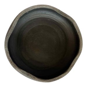 15" PIERCED CLAY BOWL, BROWN 4