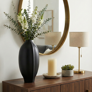 HAYESWOOD BLACK VASE 18 (IN) 2