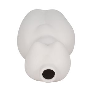 HAMDENHAM WHITE VASE 12 (IN) 7