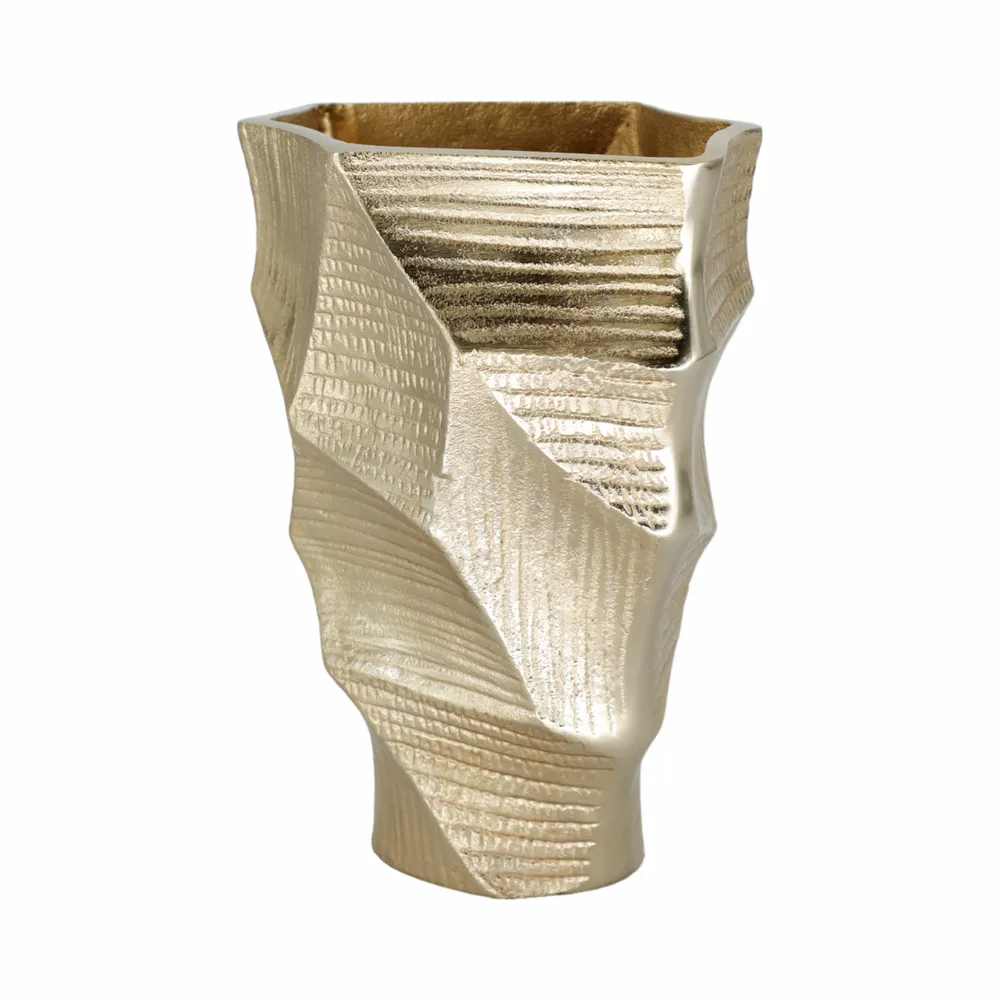 HARLANLEY GOLD VASE 9 (IN)